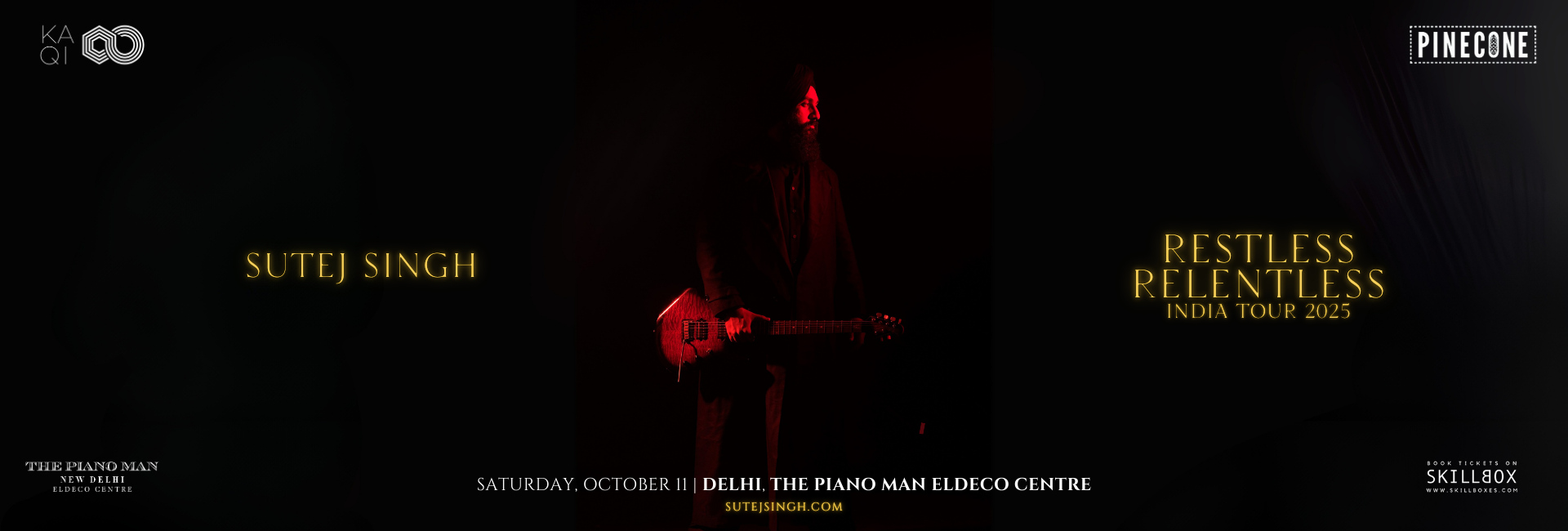 THE RESTLESS RELENTLESS INDIA TOUR 2025 - Sutej Singh Live || GOM 25