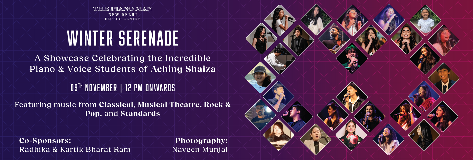 Winter Serenade By piano & voice students of Aching Shaiza