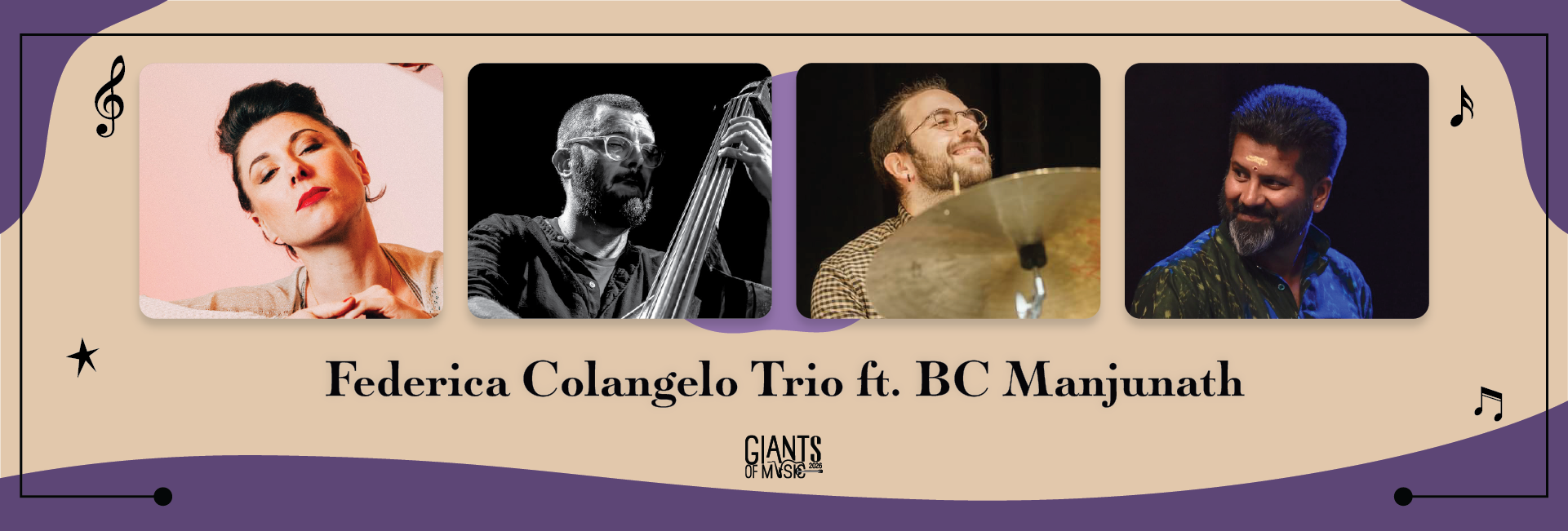 Federica Colangelo Trio ft BC Manjunath || GOM 26