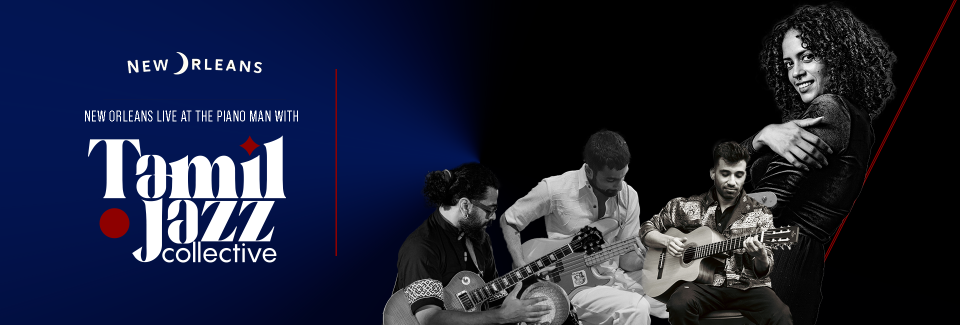 New Orleans Live at The Piano Man with Tamil Jazz Collective || GOM 26