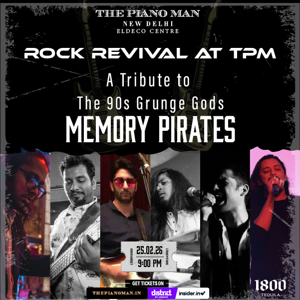 Rock Revival with Memory Pirates: Tribute to 80’s and 90’s glam rock and grunge gods