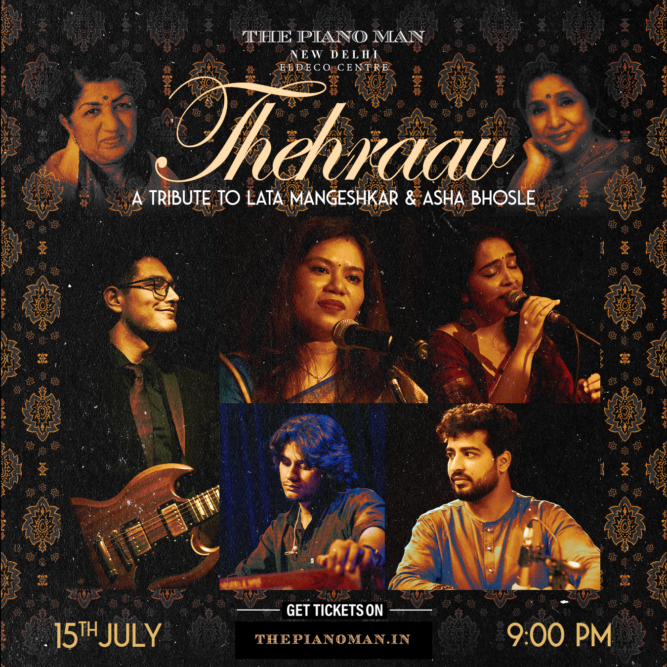 A Tribute to Asha Bhosle & Lata Mangeshkar By Thehraav